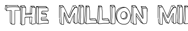 The Million Mile Man font preview